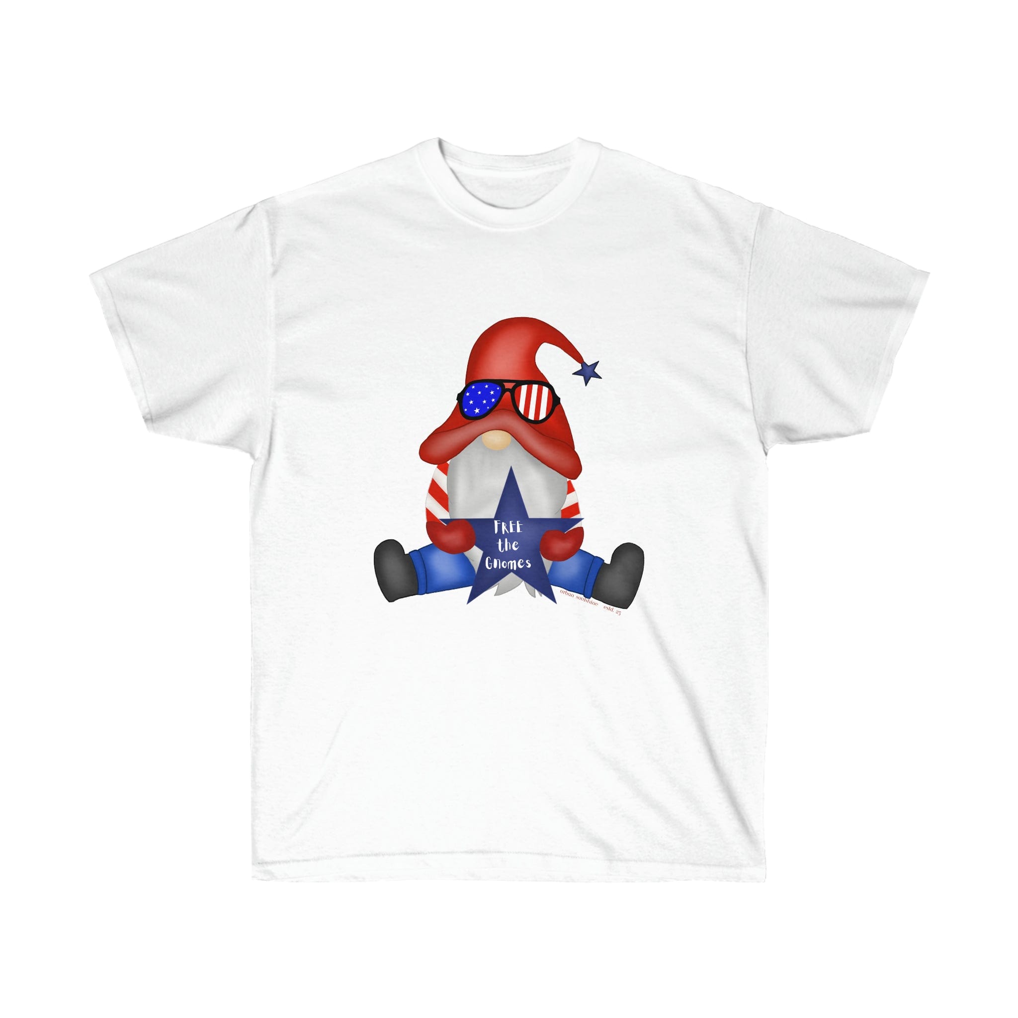 Urban SoulShine & co T-Shirt White / S FREE the GNOMES Star Unisex Tee