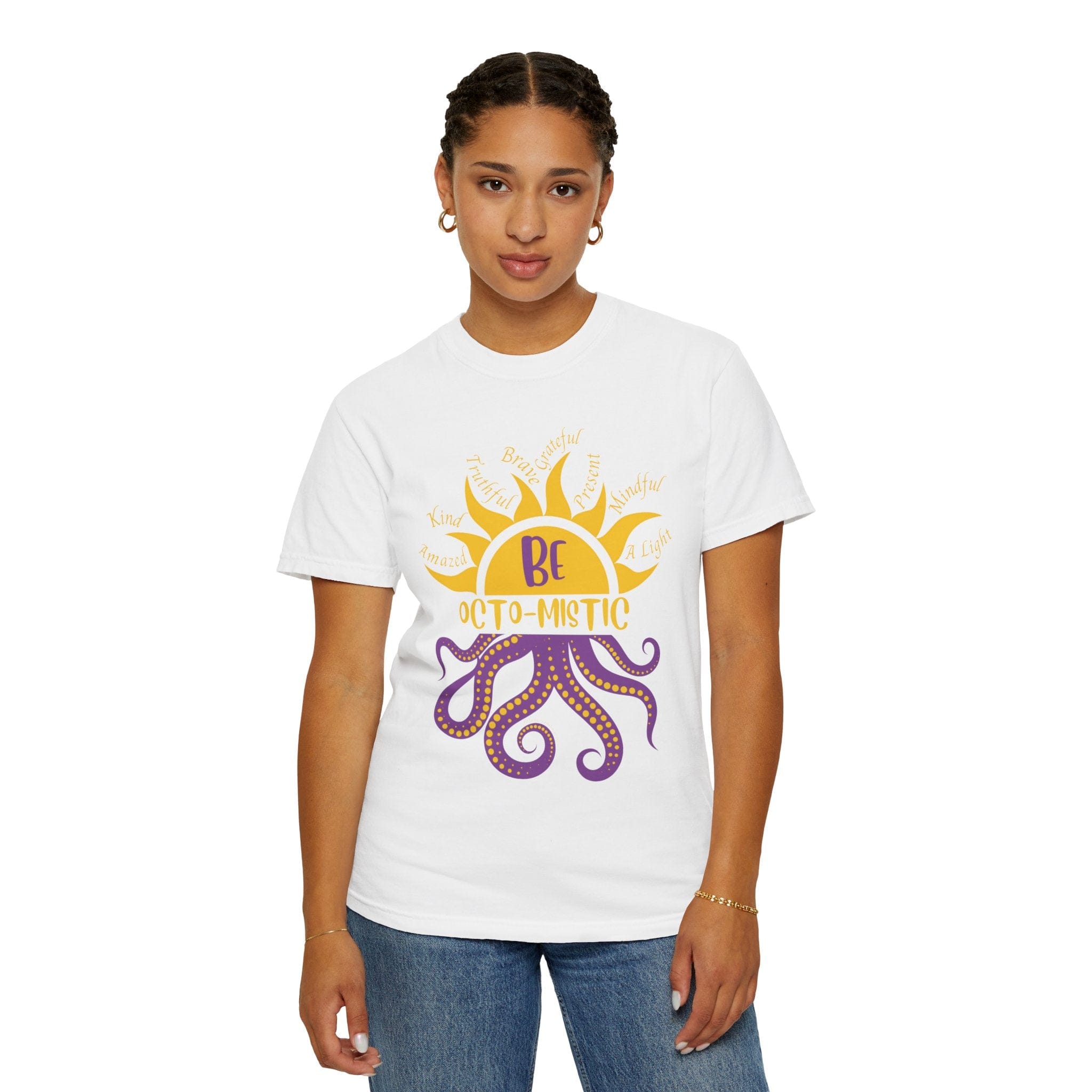 Urban SoulShine & co T-Shirt White / S Rays To Be Octo-Mistic Tee (Unisex)