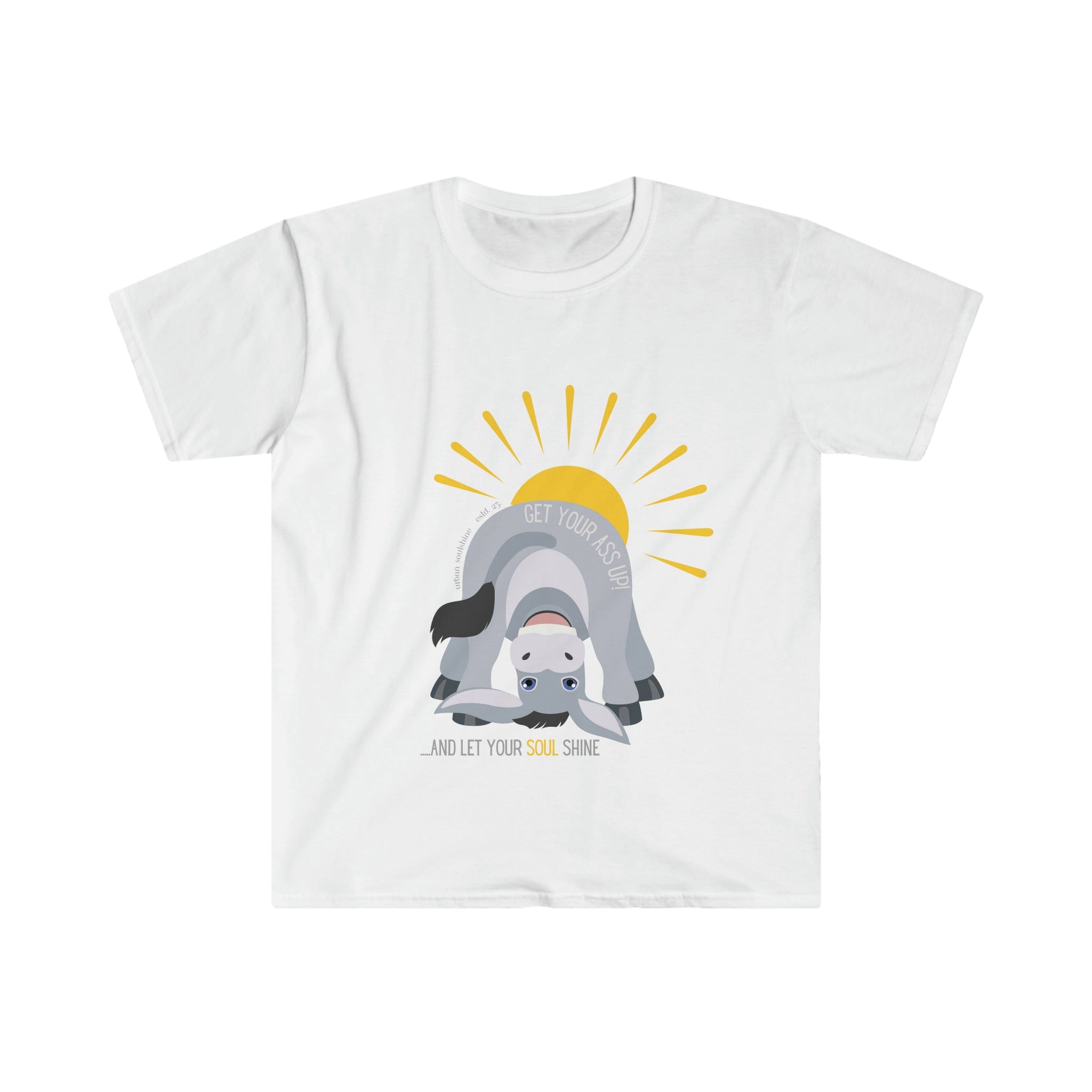 Urban SoulShine & co T-Shirt White / S Rise up Donkey Tee (unisex)