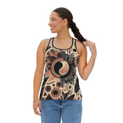 Urban SoulShine & co Tank Top S / Black Abstract Harmony Performance Racerback Tank