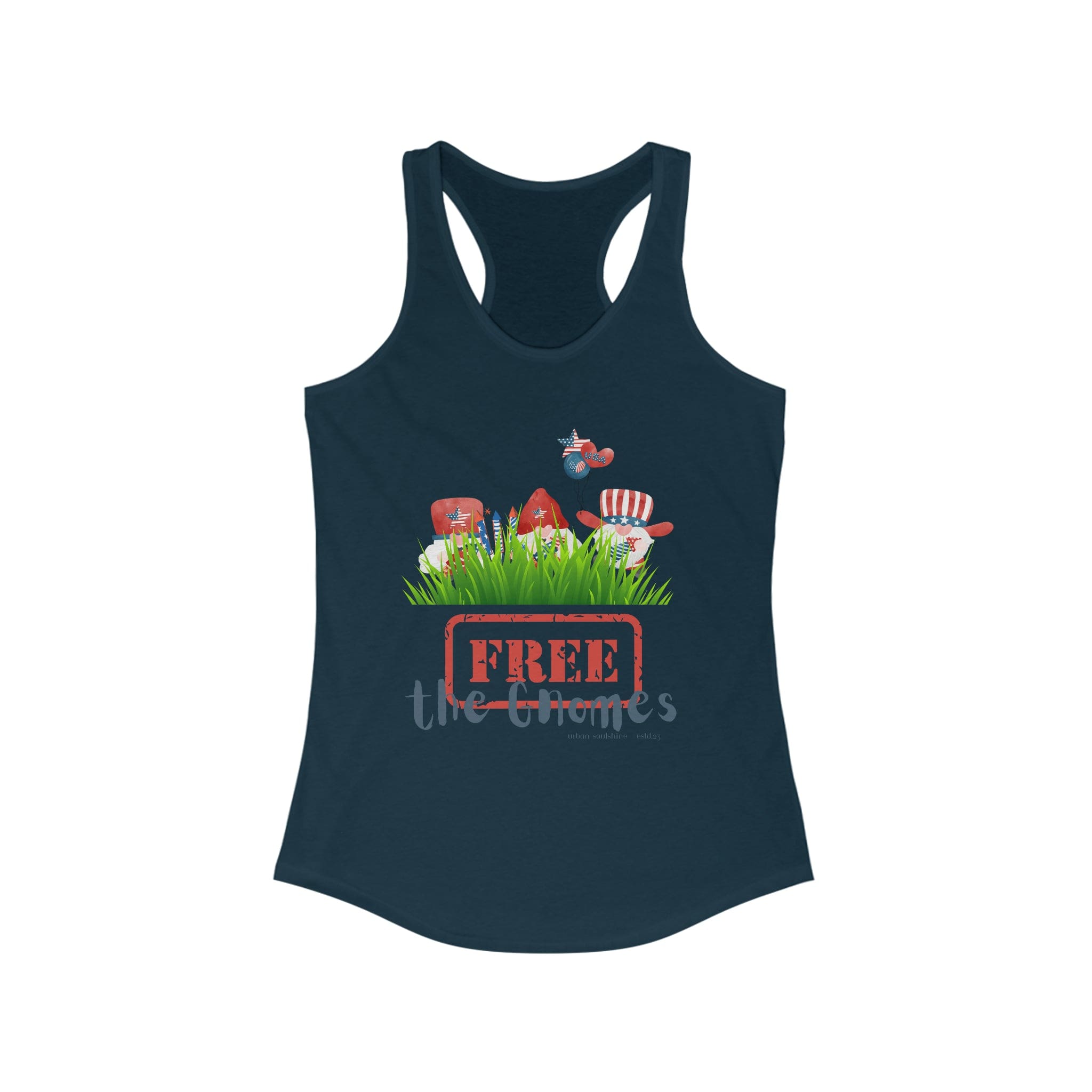 Urban SoulShine & co Tank Top S / Solid Midnight Navy FREE the GNOMES Breakout Tank