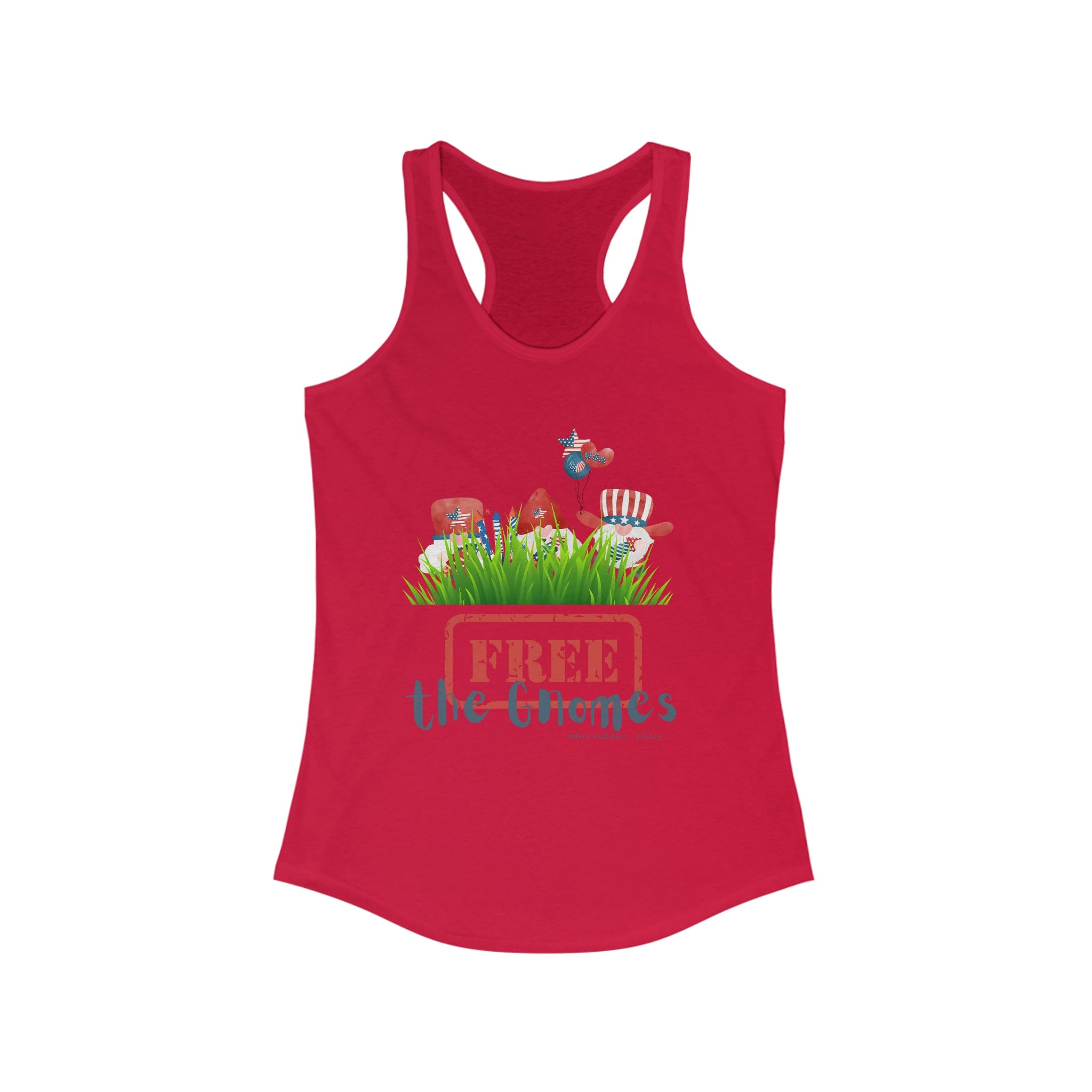 Urban SoulShine & co Tank Top S / Solid Red FREE the GNOMES Breakout Tank