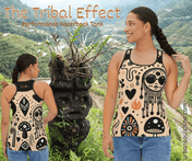 Urban SoulShine & co Tank Top The Tribal Effect Performance Racerback Tank