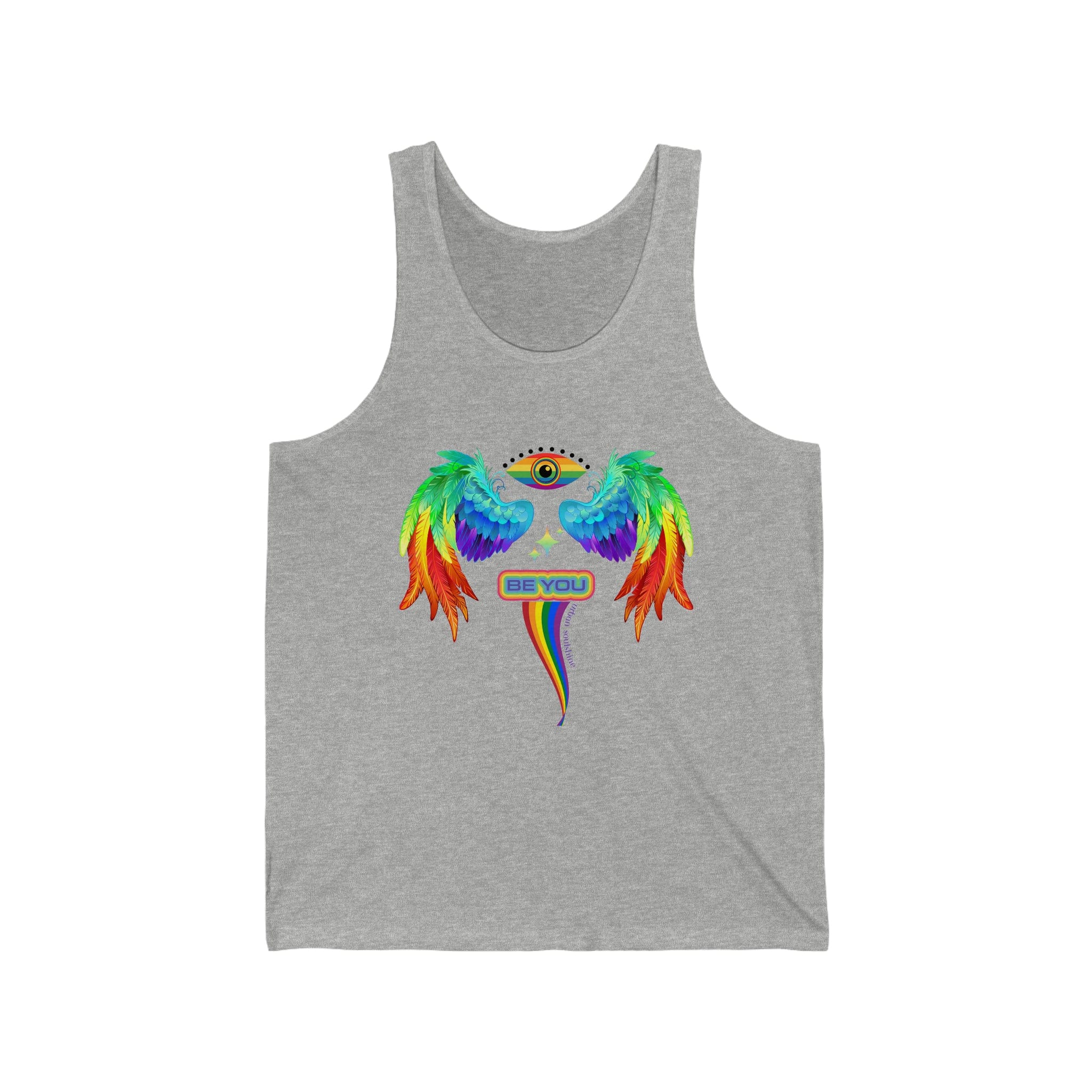 Urban SoulShine & co Tank Top XS / Athletic Heather Love Wings Tank (unisex)