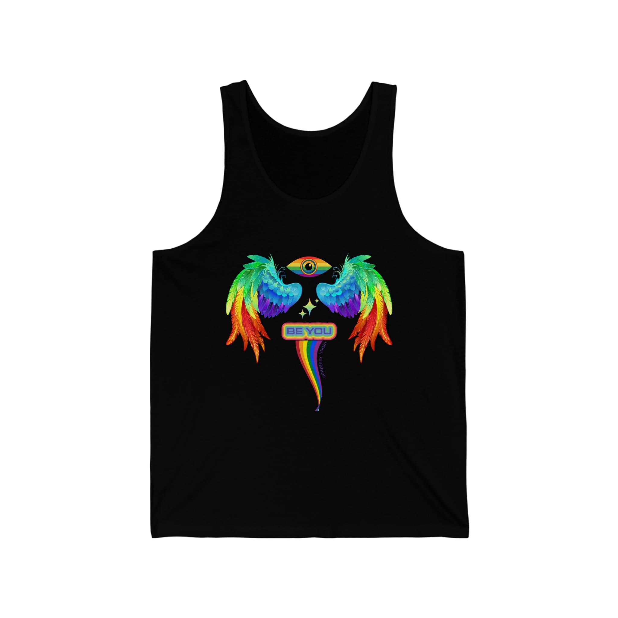 Urban SoulShine & co Tank Top XS / Black Love Wings Tank (unisex)