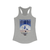 Urban SoulShine & co Tank Top XS / Heather Grey We Ride At Dusk Moonlight Flight Witch Women's Halloween Razorback Tank