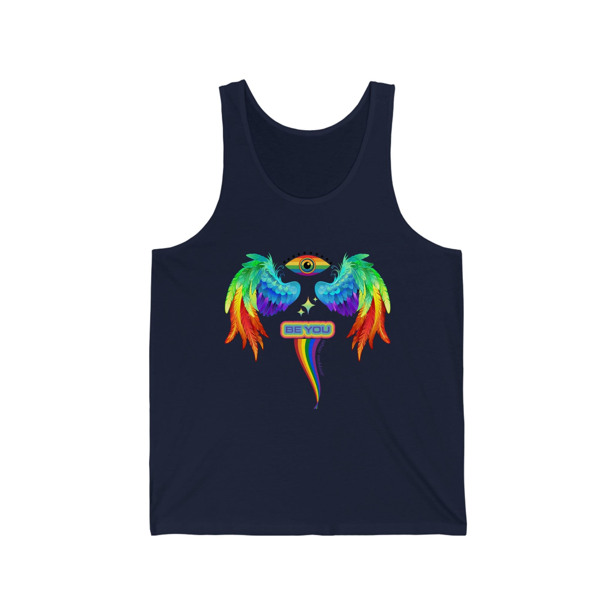 Urban SoulShine & co Tank Top XS / Navy Love Wings Tank (unisex)