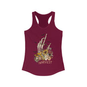 Urban SoulShine & co Tank Top XS / Solid Cardinal Red Skull Harvest Women's Razerback Tank