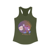 Urban SoulShine & co Tank Top XS / Solid Military Green Coffee Makes Me Tolerable Tank