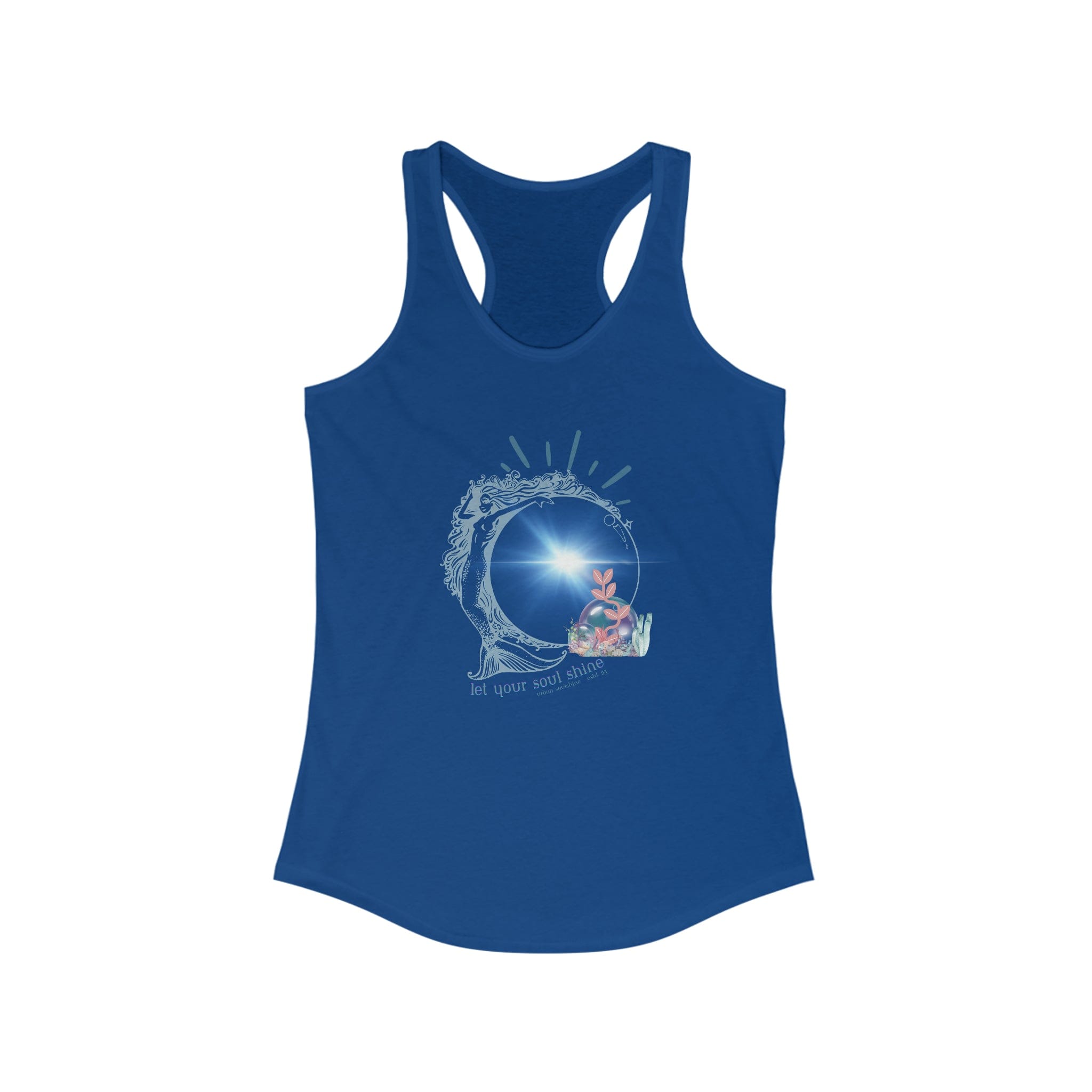 Urban SoulShine & co Tank Top XS / Solid Royal Mermaid Soul Shine Bubble Tank