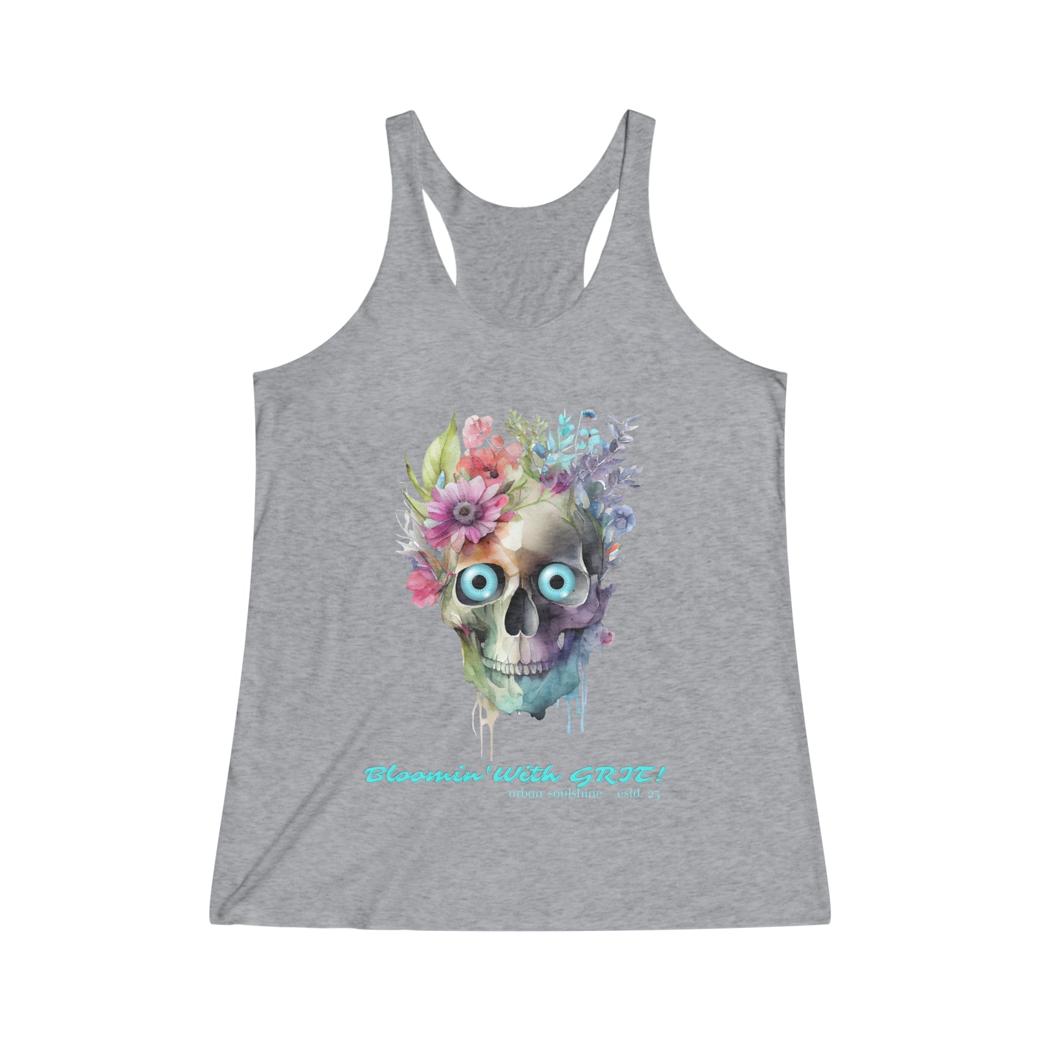 Urban SoulShine & co Tank Top XS / Tri-Blend Premium Heather Bloomin' With Grit Women's Tank