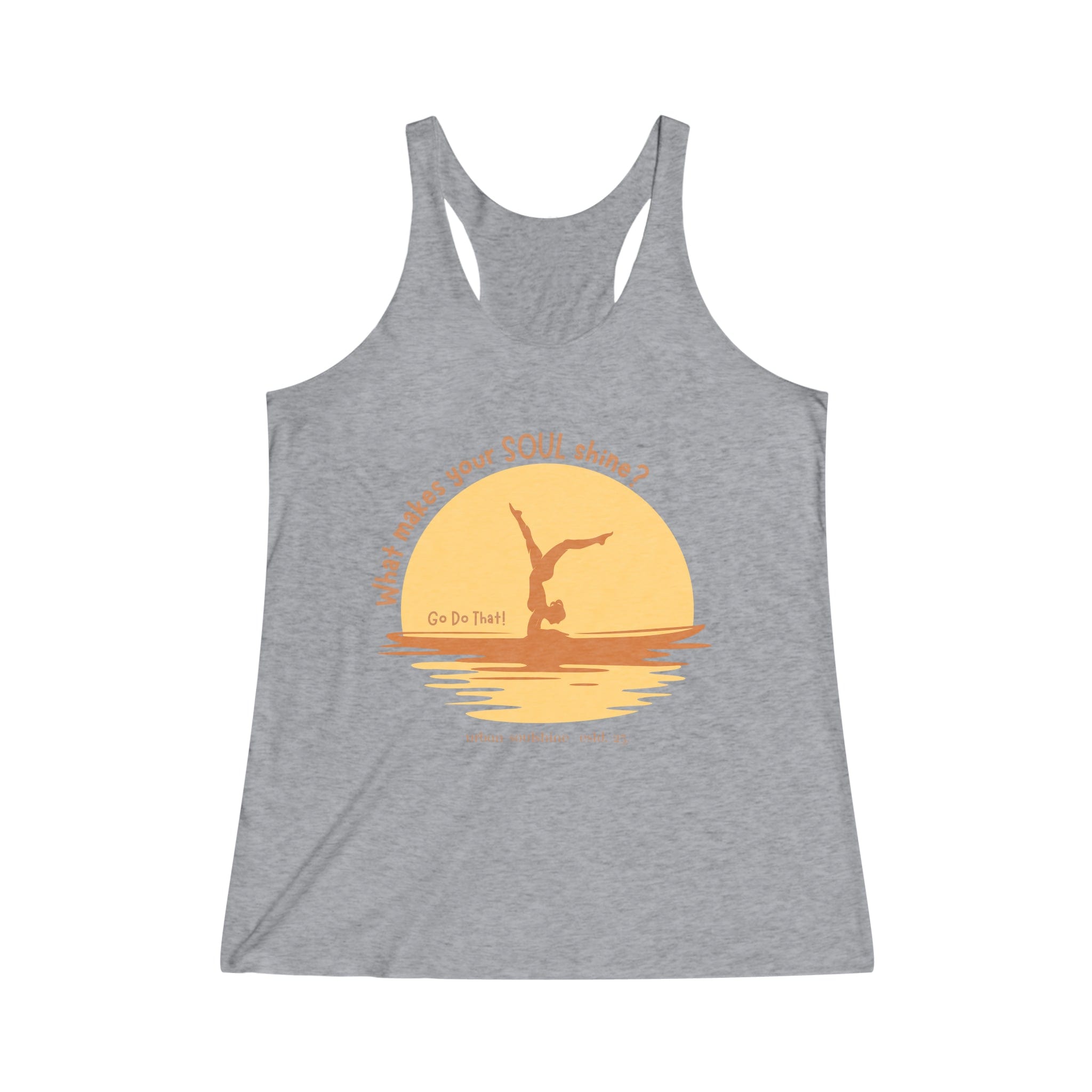 Urban SoulShine & co Tank Top XS / Tri-Blend Premium Heather Go Do That SUP/Yoga Tank