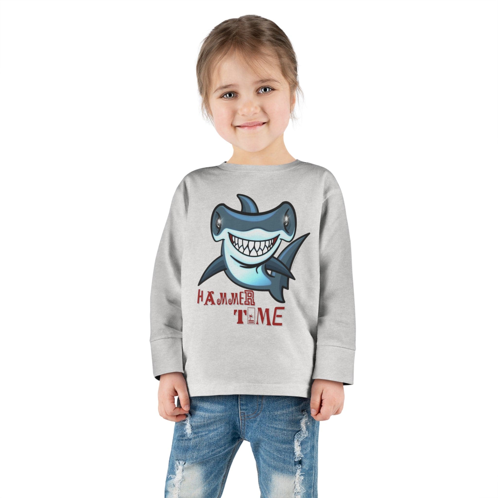 Urban SoulShine & co Toddler Long Sleeve Hammer Time Shark Long Sleeve Tee (Toddler)