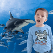 Urban SoulShine & co Toddler Long Sleeve Hammer Time Shark Long Sleeve Tee (Toddler)