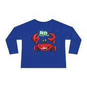 Urban SoulShine & co Toddler Long Sleeve NO Crabby Days Long Sleeve Tee (Toddler)