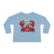 Urban SoulShine & co Toddler Long Sleeve NO Crabby Days Long Sleeve Tee (Toddler)