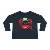 Urban SoulShine & co Toddler Long Sleeve NO Crabby Days Long Sleeve Tee (Toddler)