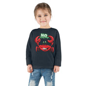 Urban SoulShine & co Toddler Long Sleeve NO Crabby Days Long Sleeve Tee (Toddler)