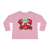 Urban SoulShine & co Toddler Long Sleeve NO Crabby Days Long Sleeve Tee (Toddler)