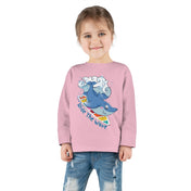 Urban SoulShine & co Toddler Long Sleeve Pink / 2T Ride The Wave Shark Long Sleeve Tee (Toddler)