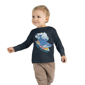 Urban SoulShine & co Toddler Long Sleeve Ride The Wave Shark Long Sleeve Tee (Toddler)