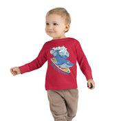 Urban SoulShine & co Toddler Long Sleeve Ride The Wave Shark Long Sleeve Tee (Toddler)