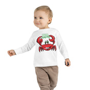 Urban SoulShine & co Toddler Long Sleeve White / 2T NO Crabby Days Long Sleeve Tee (Toddler)