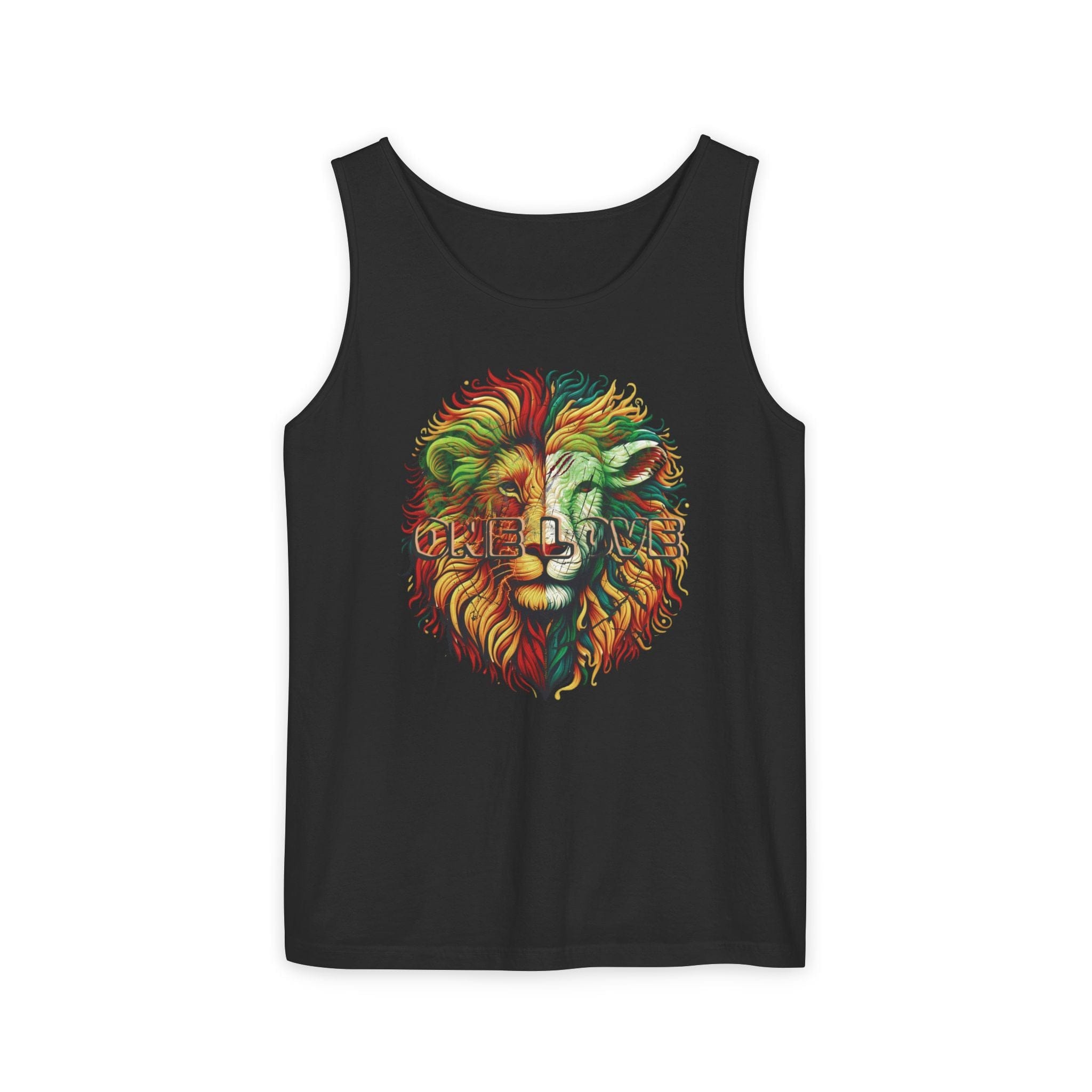 Urban SoulShine & co Unisex Tank Top ONE LOVE: The Lion & the Lamb Eco-Friendly Tank (Unisex)