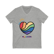 Urban SoulShine & co V-neck S / Athletic Heather Love Wins Custom V-Neck