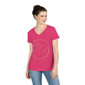 Urban SoulShine & co V-neck S / Heliconia Heart to Heart Connection V-Neck Tee (pink)