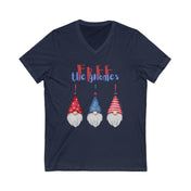 Urban SoulShine & co V-neck S / Navy Free the Gnomes Banner V-Neck