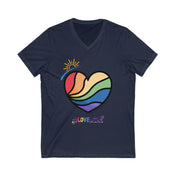 Urban SoulShine & co V-neck S / Navy Love Wins Custom V-Neck