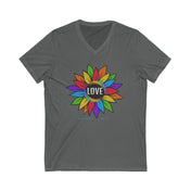 Urban SoulShine & co V-neck XS / Asphalt Love Blooms V-Neck Tee