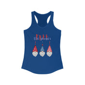 Urban SoulShine & co Women's Racerback Tank Top S / Solid Royal FREE the GNOMES Banner Woman's Racerback Tank