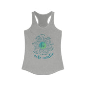 Urban SoulShine & co Women's Racerback Tank Top XS / Heather Grey 8 Feelers To Be Octo-Mistic Mantra Tank