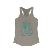 Urban SoulShine & co Women's Racerback Tank Top XS / Solid Warm Gray 8 Feelers To Be Octo-Mistic Mantra Tank