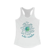 Urban SoulShine & co Women's Racerback Tank Top XS / Solid White 8 Feelers To Be Octo-Mistic Mantra Tank